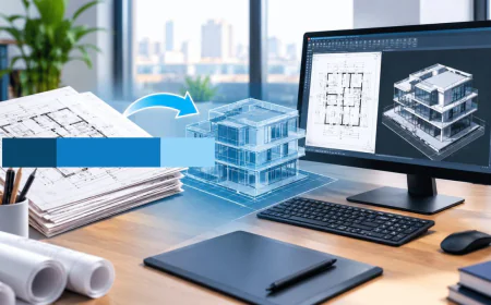 Scalable CAD Conversion Services for Complex Architectural Projects