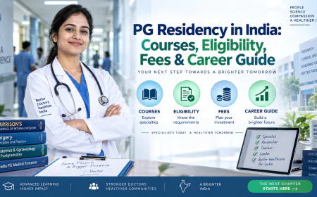 PG Residency in India: Courses, Eligibility, Fees & Career