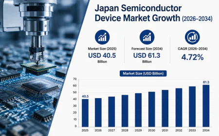 Japan Semiconductor Device Market Size, Share and Industry Outlook 2026–2034