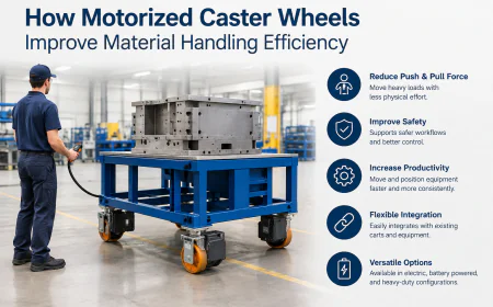 How Motorized Caster Wheels Improve Material Handling Efficiency