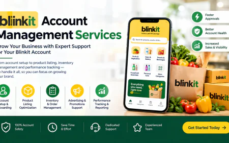 Blinkit Seller Account Management Services