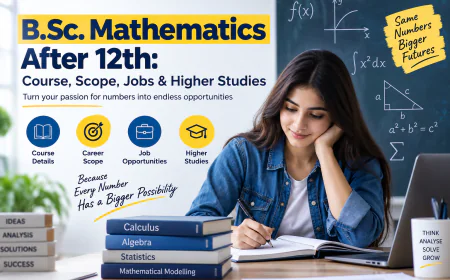 B.Sc. Mathematics course after 12th: Course, Scope, Jobs & Higher Studies
