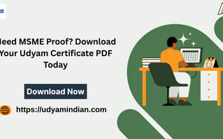 Need MSME Proof? Download Your Udyam Certificate PDF Today