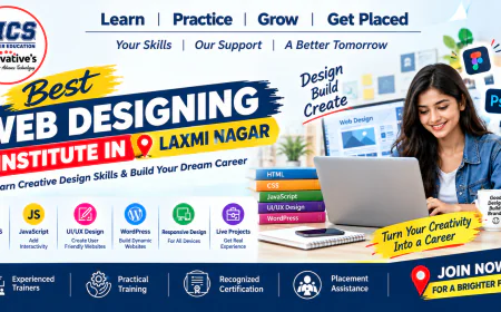 Best Web Designing Institute in Laxmi Nagar | DICS