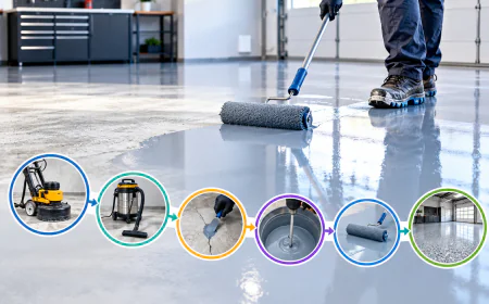 The Complete Process Behind Professional Epoxy Floor Installation
