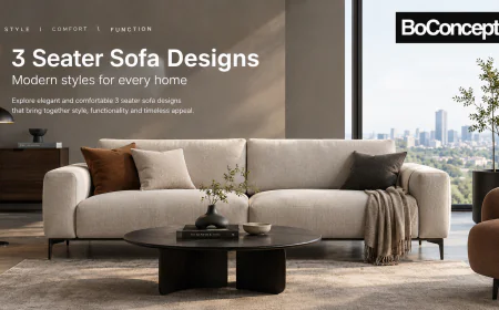 3 Seater Sofa Designs for Stylish and Comfortable Modern Homes