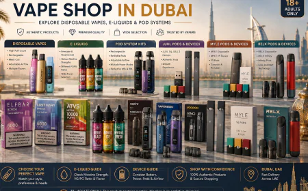 Vape Shop in Dubai: Explore Disposable Vapes, E-Liquids and Pod Systems