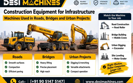 Five Things Contractors Should Check Before Selecting Construction Equipment