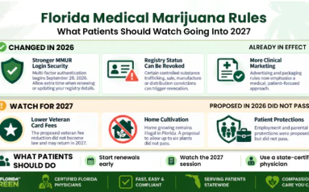New Florida Medical Marijuana Rules: What Patients Should Watch Going Into 2027