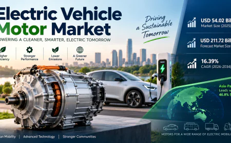 Electric Vehicle Motor Market Size, Share, Industry Trends, Analysis and Forecast 2026-2034