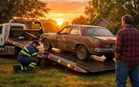 How to Remove a Damaged or Wrecked Car From Your Property