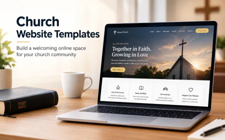 Church Website Templates for Helping New Visitors Understand a Church