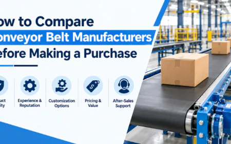 How to Compare Conveyor Belt Manufacturers Before Making a Purchase