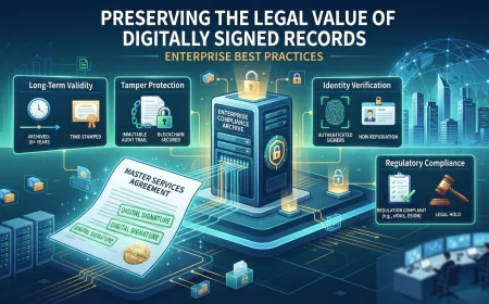 How Enterprises Preserve the Legal Value of Digitally Signed Records