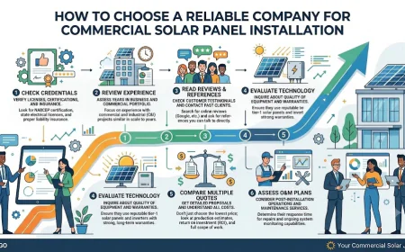 How to Choose a Reliable Company for Commercial Solar Panel Installation