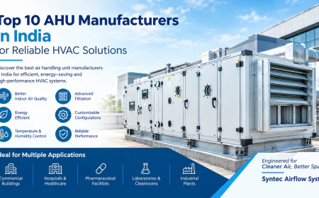 Top 10 AHU Manufacturers in India for Reliable HVAC Solutions