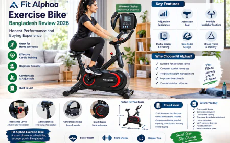Fit Alphaa Exercise Bike Bangladesh Review 2026: Honest Performance and Buying Experience