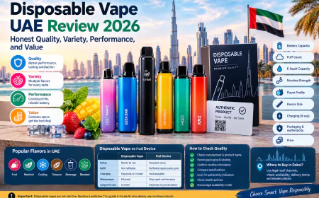 Disposable Vape UAE Review 2026: Honest Quality, Variety, Performance, and Value