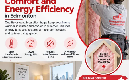 How Proper Drywall Insulation Improves Home Comfort and Energy Efficiency in Edmonton