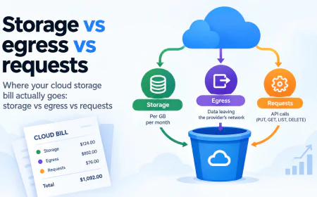 Where your cloud storage bill actually goes: storage vs egress vs requests
