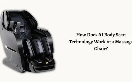 How Does AI Body Scan Technology Work in a Massage Chair?