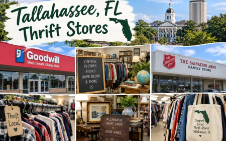 Tallahassee FL Thrift Stores: How to Plan a Secondhand Shopping Trip