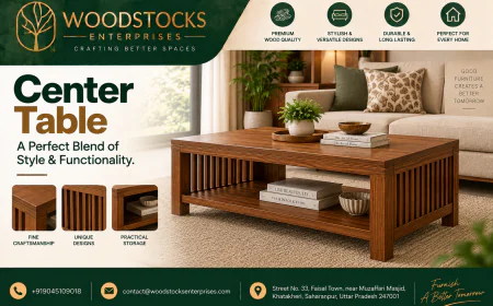 Center Table – Stylish and Functional Living Room Furniture with Woodstocks Enterprises