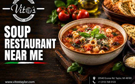 Discover Delicious Comfort Food at Vito's Taylor: Soup, Salads, Pasta, and Meat Trays