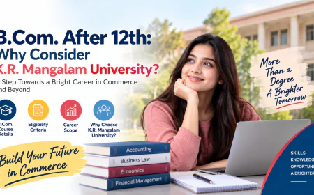 B.Com. course After 12th: Why Consider K.R. Mangalam University?