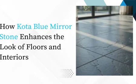 How Kota Blue Mirror Stone Enhances the Look of Floors and Interiors