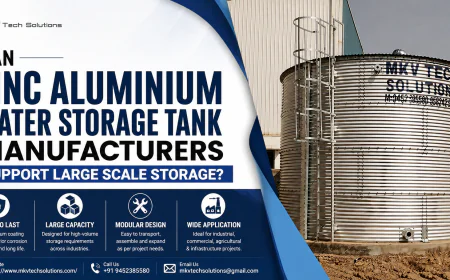 Can Zinc Aluminium Water Storage Tank Manufacturers Support Large Scale Storage?