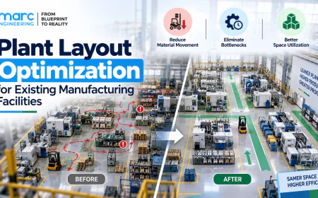 Plant Layout Optimization for Existing Manufacturing Facilities: How to Reduce Material Movement, Bottlenecks & Space Waste