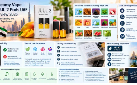 Dreamy Vape JUUL 2 Pods UAE Review 2026: Tested Quality and User Experience