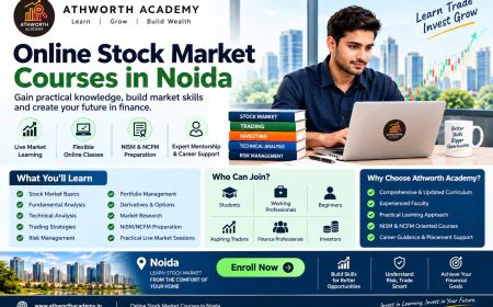 How to Learn Stock Market Trading Online in Noida