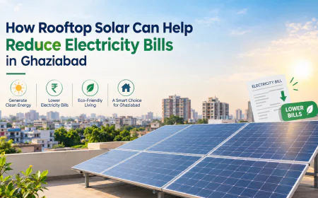 How Rooftop Solar Can Help Reduce Electricity Bills in Ghaziabad