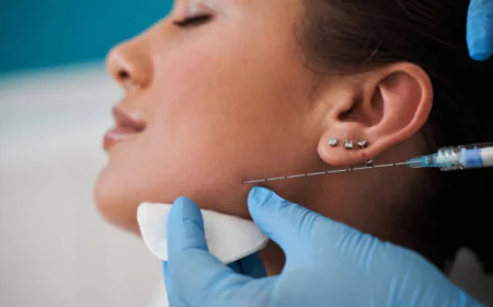 How can Jawline fillers define a less prominent jawline?