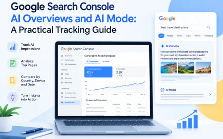 Google Search Console AI Overviews and AI Mode: A Practical Tracking Guide