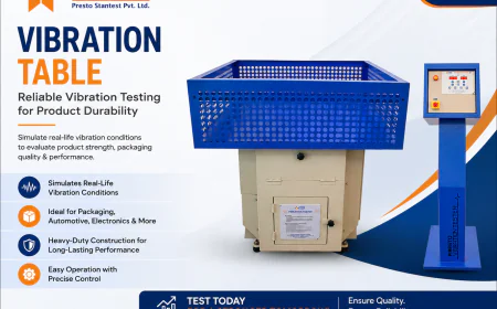 Vibration Table for Packaging Testing: Principle & Standards