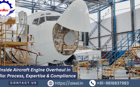 Inside Aircraft Engine Overhaul in India: Process, Expertise & Compliance
