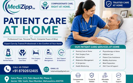 Patient Care at Home – Comfortable and Reliable Home Care Support with Medizipp