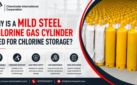 Why Is a Mild Steel Chlorine Gas Cylinder Used for Chlorine Storage?