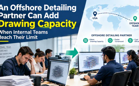 An Offshore Detailing Partner Can Add Drawing Capacity When Internal Teams Reach Their Limit