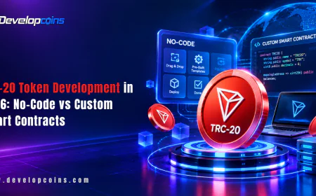 TRC-20 Token Development in 2026: No-Code vs Custom Smart Contracts