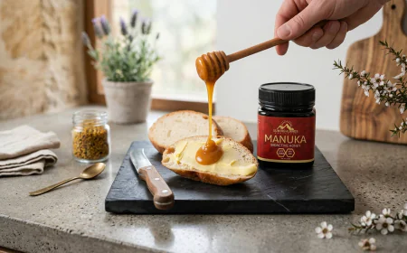 Australian Manuka Honey MGO 1200: Uses, Properties and Precautions