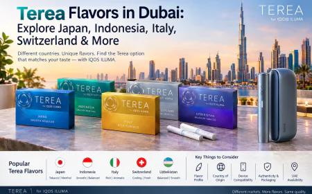 Terea Flavors in Dubai: Explore Japan, Indonesia, Italy, Switzerland & More
