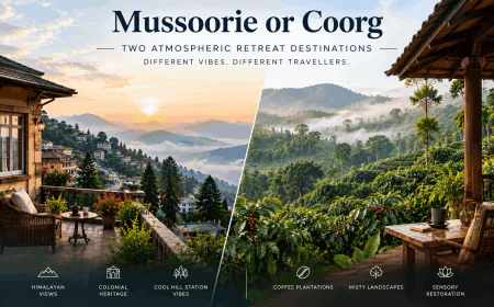Mussoorie Vs Coorg Villa Retreat Destination Comparison
