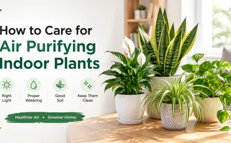 How to Care for Air Purifying Indoor Plants