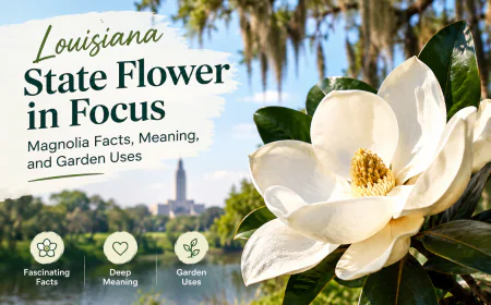 Louisiana State Flower in Focus: Magnolia Facts, Meaning, and Garden Uses