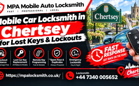 Mobile Car Locksmith in Chertsey for Lost Keys & Lockouts
