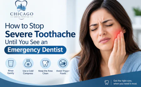 How to Stop Severe Toothache Until You See an Emergency Dentist
